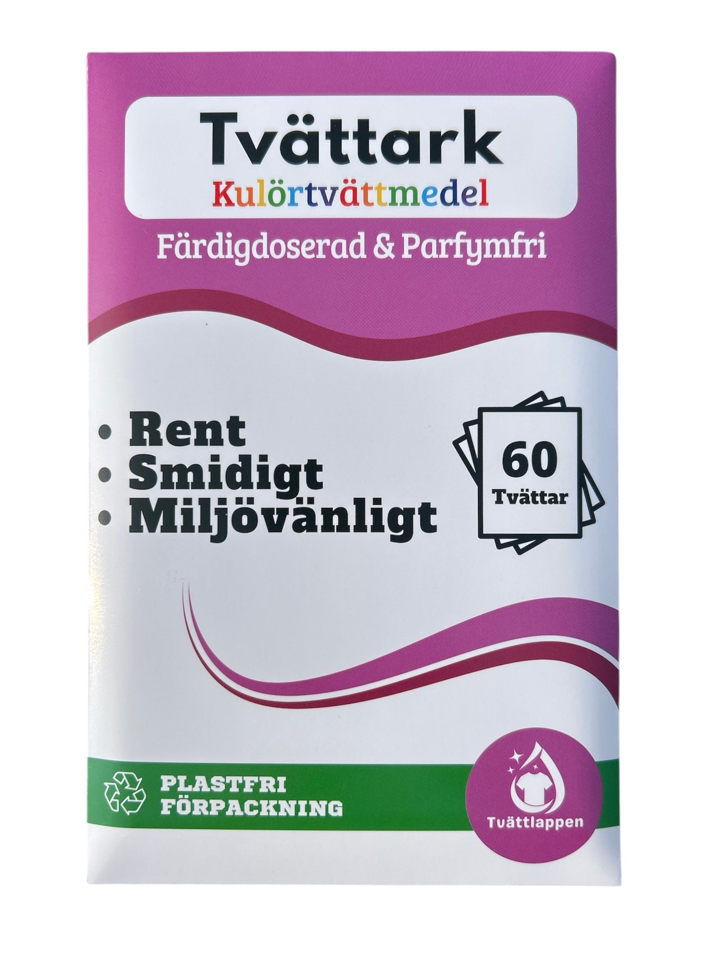 Tvättark doftfria - Smidiga tvättmedelsark